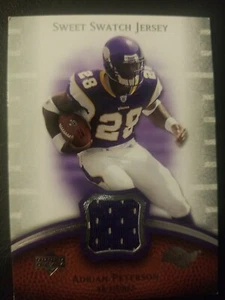 2007 NFL Sweet Spot Swatch Jersey PATCH Adrian Peterson #SS-AP Rookie RC Vikings - Picture 1 of 1