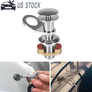 1/2'' Marine Stainless Steel Quick-Release Boat Fender Mount Brackets Hanger Kit - Picture 1 of 11