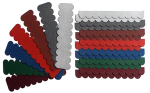 1,2m²,Mini-Dachschindeln Weinrot,Pappe,Hasen-Kaninchenstall,Vogelhaus,Briefkast