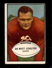 1953 BOWMAN #64 TEX COULTER VG SP NY GIANTS *X67537