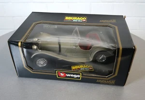 Burago 1/18 Jaguar SS 100 1937 Silber -3006- Die-Cast Scale Modell Auto NEU OVP - Bild 1 von 3