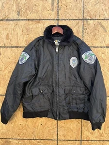 SZ L Bomber Jacket LAW PRO Uniform Security Guard Nordic Private Patrol Patch - Picture 1 of 7