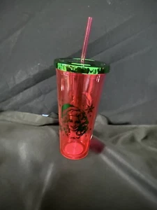 Vaso con pajita Dolly Parton Navidad 2024 24 oz. Nuevo Iridiscente RARO Vacaciones - Imagen 1 de 8
