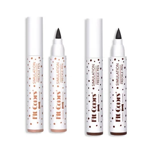 Natural Fake Freckles Pen Light Brown & Dark Brown Faux Freckles Pen Waterproof - Picture 1 of 14