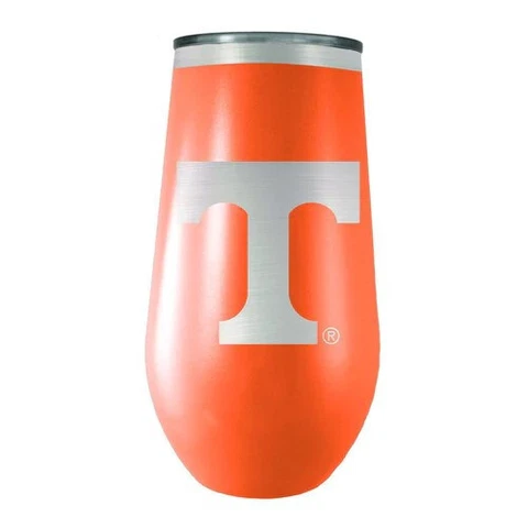 Tennessee Volunteers Fashion Color Orange Hot Cold Wine Lidded Tumbler 16 oz Cover