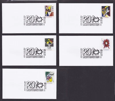 US 5792-5796 Roy Lichtenstein (set of 5) BWP FDC 2023 - Image 1 of 4