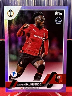 2022-23 Topps UEFA CC 1st Edition #195 ARNAUD KALIMUENDO RC 16/30 FRANCE - Image 1 of 2