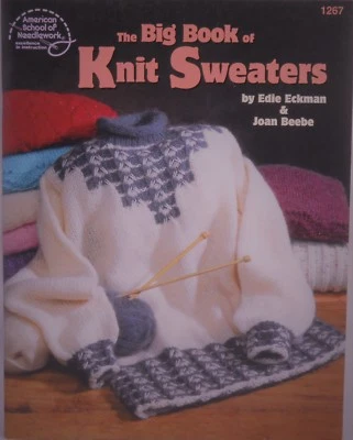  THE BIG BOOK OF KNIT SWEATERS - by Edie Eckman & Joan Beebe! - Image 1 of 2
