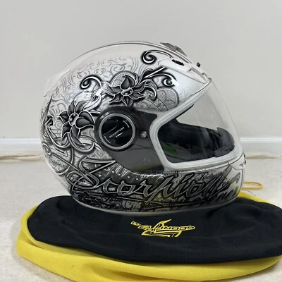 Scorpion EXO-400 ANN Spring Chamel Black Women’s SZ XS Full Face Helmet - Image 1 of 4