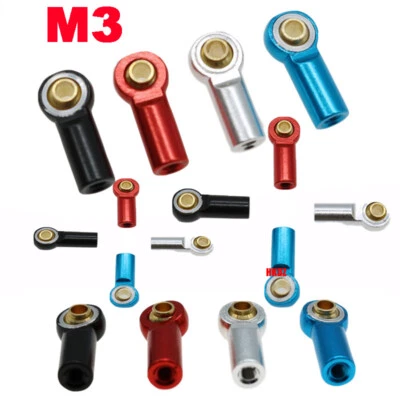Aluminium Legierung M3 Link Rod End Kugelgelenk Kugelkopf Metall RC Modell Auto - Bild 1 von 4