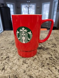 Starbucks Venti 2021 Holiday Red Siren logo 20 oz Coffee Mug - Picture 1 of 4