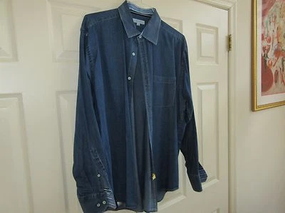 Alex Cannon, размер XL/EG, рубашка с длинным рукавом, 100% хлопок, синий - Изображение 1 из 4