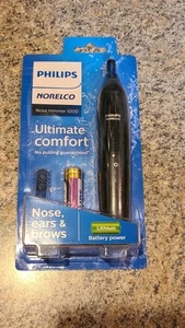 Philips Norelco Nose Ear Eyebrow Trimmer 1000, NT1715/60 Battery Powered (C8) - Picture 1 of 3