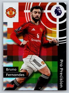 2025-26 Topps Premier League Pro Precision HOLO #412 Bruno Fernandes, Manchester - Imagen 1 de 2