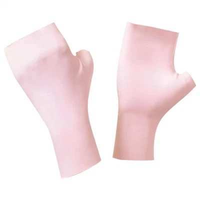 1 par de guantes de protección UV hasta la muñeca bloqueador solar guante de conducción guante sin dedos Foto 1 de 4