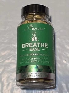 EU NATURAL Breathe Ease, Quercetin & Nettle Leaf, 60 Vegetarian Capsules - Picture 1 of 5