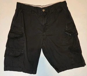 Calvin Klein Men Utility Cargo Work Casual Black Shorts Size 30 - Picture 1 of 7