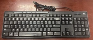 Logitech Media K200 czarna ergonomiczna klawiatura używana odczyt - Zdjęcie 1 z 4