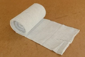 Homespun Fabric Vintage Textile Antique Tissue Weave Roll 6 yards Early 20th - Picture 1 of 8