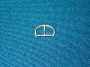 Sterling Silver Watchband Buckle, 15mm, Antique - Picture 1 of 3