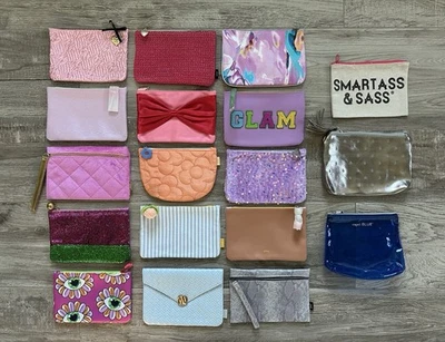 Lot of 15 Ipsy Glam Bags • BAGS ONLY • Plus 3 other branded bags *Some Flawed* - Image 1 of 4