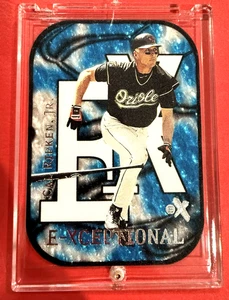 2000 Fleer E-X E-Xceptional Blue Cal Ripken Jr. SP Raro Orioles HOF 185/250 - Foto 1 di 7