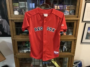Boston Red Sox Red MAJESTIC Authentic SEWN SPELL OUT Trikot Gr. Youth L - Cool - Bild 1 von 15