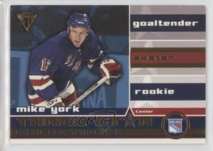 2001-02 Pacific Private Stock Titanio Tre Stelle Selezioni Mike York #17 - Foto 1 di 4