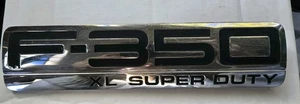 08 09 10 Ford F350 XL Front Fender Badge LH RH Emblem Plate Logo Super Duty OEM - Picture 1 of 2