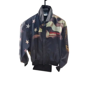 Chaqueta de Colección Swingster Snap-On Racing American Flag-Eagle Para Hombre Talla L  - Imagen 1 de 9