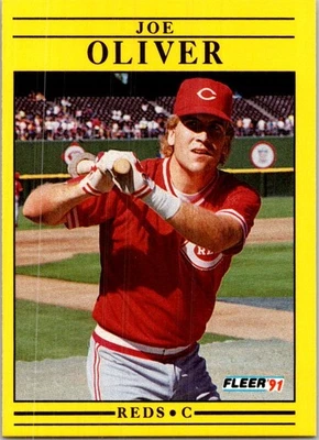 1991 Fleer #75a Joe Oliver - Image 1 of 2