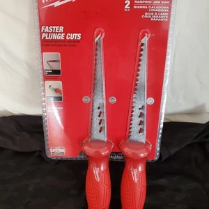 Milwaukee 48-22-0104F Rasping Jab Saw with 6 in. Drywall Blade (2 Pack) - Picture 1 of 2