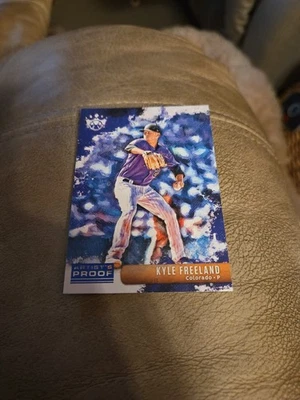Panini Diamond Kings #53 2019 Kyle Freeland prueba de artista Foto 1 de 2