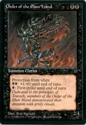 Order of the Ebon Hand (Spencer) Fallen Empires FEM Normal NM - Image 1 of 2