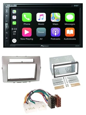 Pioneer DVD 2DIN MP3 DAB Bluetooth USB Autoradio für Toyota Corolla Verso 04-09 - Bild 1 von 4