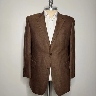 Abrigo Blazer Deportivo Jos A Bank Para Hombres 44L Mezcla Lana Rayón Marrón Foto 1 de 4