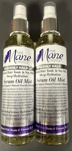 2x The Mane Choice Heavenly Halo Oil Mist, Herbal Hair Tonic & Soy Milk, DMG CAP - Picture 1 of 5