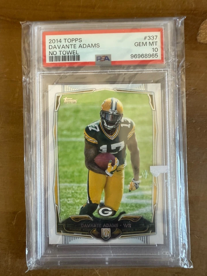 Davante Adams Rookie RC 2014 Topps #337 (sin toalla) PSA 10 gemas como nuevo Foto 1 de 1