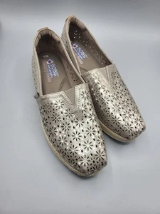 Skechers Bobs Highlights 2.0 Dreamers Club Taupe Womens 10 Platform Slip On - Picture 1 of 6