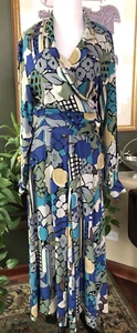 Vintage Ports International 2 Piece Set Ankle or Midi Skirt & Wrap Blouse 8 - Picture 1 of 9