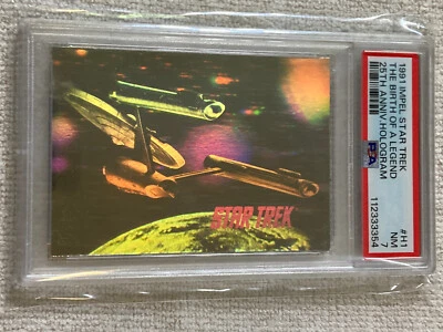 1991 Impel Star Trek 25th Anniv. Holo #H1 PSA 7 NM Slabbed Graded Card - Image 1 of 4
