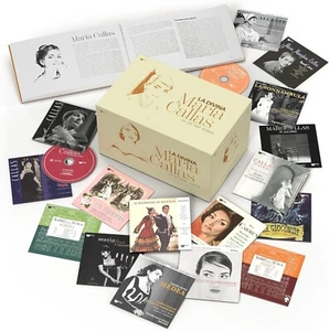 MARIA CALLAS - DIE GÖTTLICHE - BOX 131CD + 3BLURAY + 1DVD + BUCH 148 Seiten NEU VERSIEGELT - Bild 1 von 4