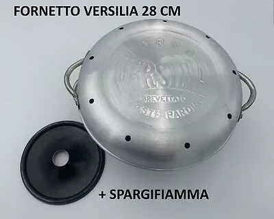 FORNO FORNETTO VERSILIA CM 28 PARDINI IN ALLUMINIO CON MANICI IN ACCIAIO INOX - Immagine 1 di 4