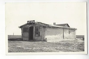 Grassy Butte, North Dakota Badland Post Office RPPC - Picture 1 of 2