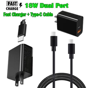 18W Type-C USB Super Fast Wall Charger Charging Cable For Samsung S20 Plus/Ultra - Picture 1 of 12
