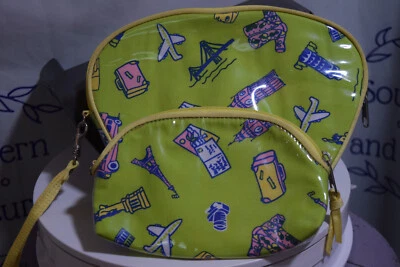 Liz Claiborne一对化妆袋,大/小旅行图标 — 第 1/4 张图片