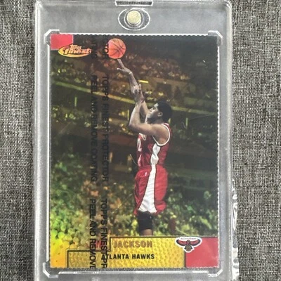 1999-00 Topps Finest REFRACTOR DORADO TROQUELADO/100 Jim Jackson🔥ESCASO🔥 Foto 1 de 4