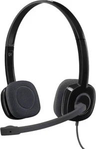 Logitech H151 Stereo Headset Light Weight Adjustable Headphones - Picture 1 of 7