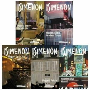 Inspector Maigret Series 10 :46 To 50 Books By Georges Simenon Collection Set - Picture 1 of 6