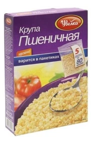 10 x Uvelka Weizengrütze Weizen in Kochbeutel (5x80g) Getreide Увелка Пшеничная - Bild 1 von 1